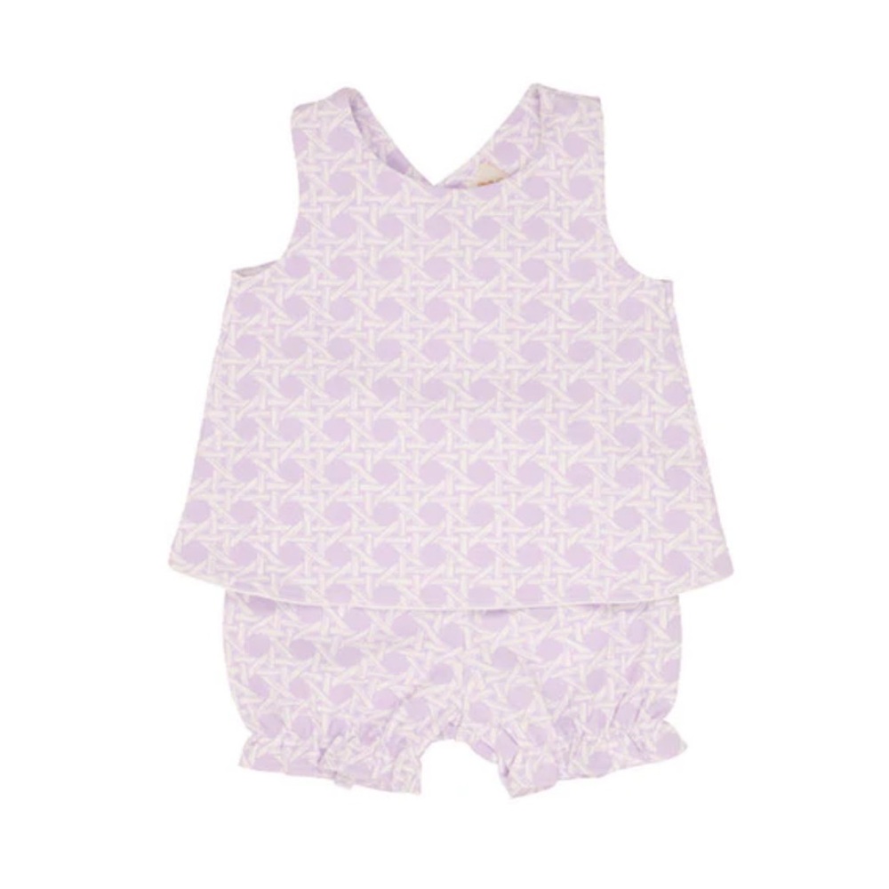 TBBC The Bettye Bloomer Set in Ocean Club Cane size 4T